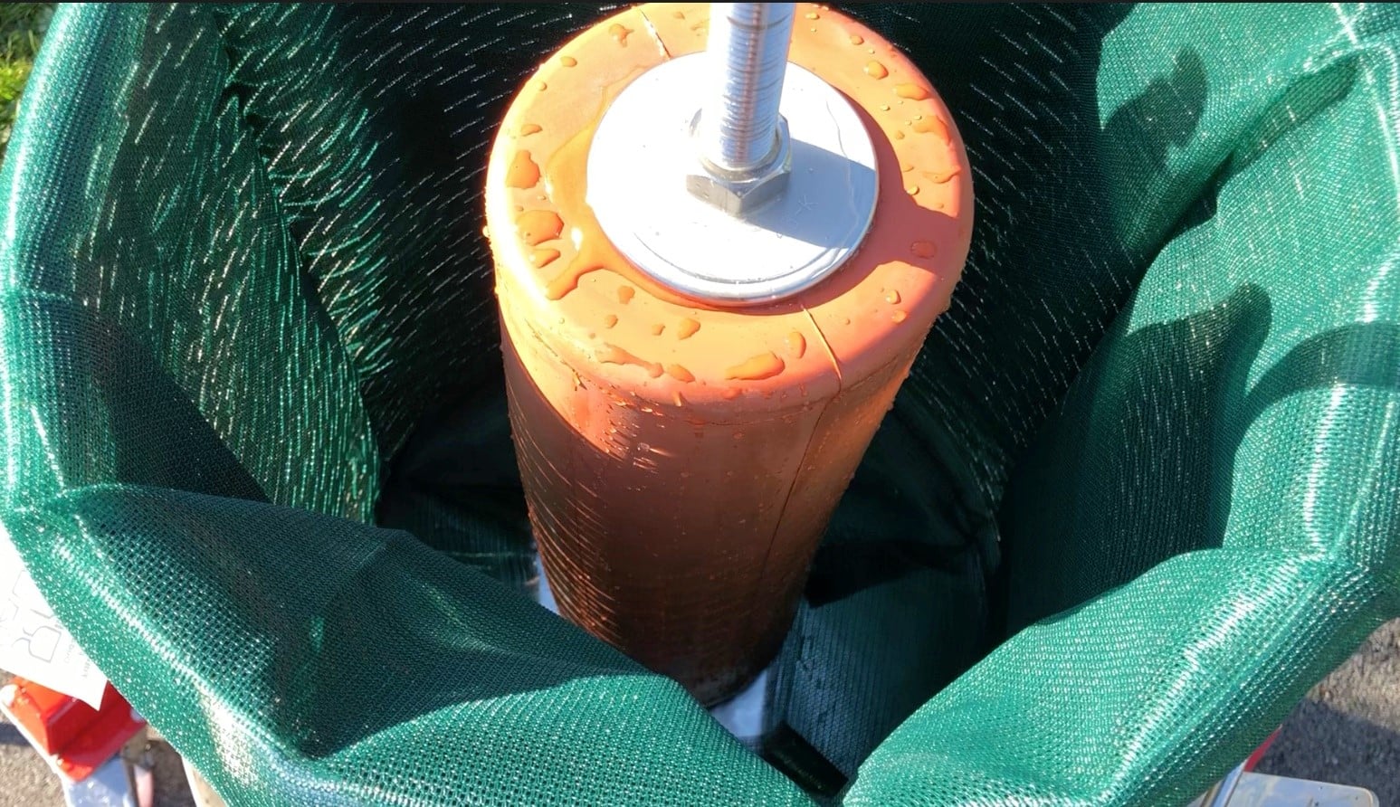 worek, prefilter do prasy Lancman 250 l - zielony