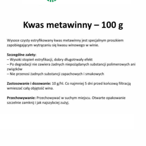 kwas metawinny