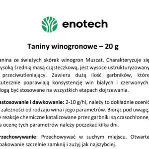 taniny winogronowe